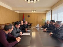 Մարզպետը քննարկում է ունեցել Ջրային կոմիտեի նախագահի հետ